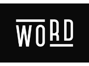 WORD Influencer Marketing Black Logo