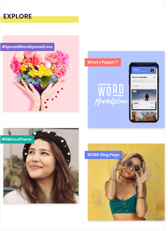 WORD Influencer Campaigns